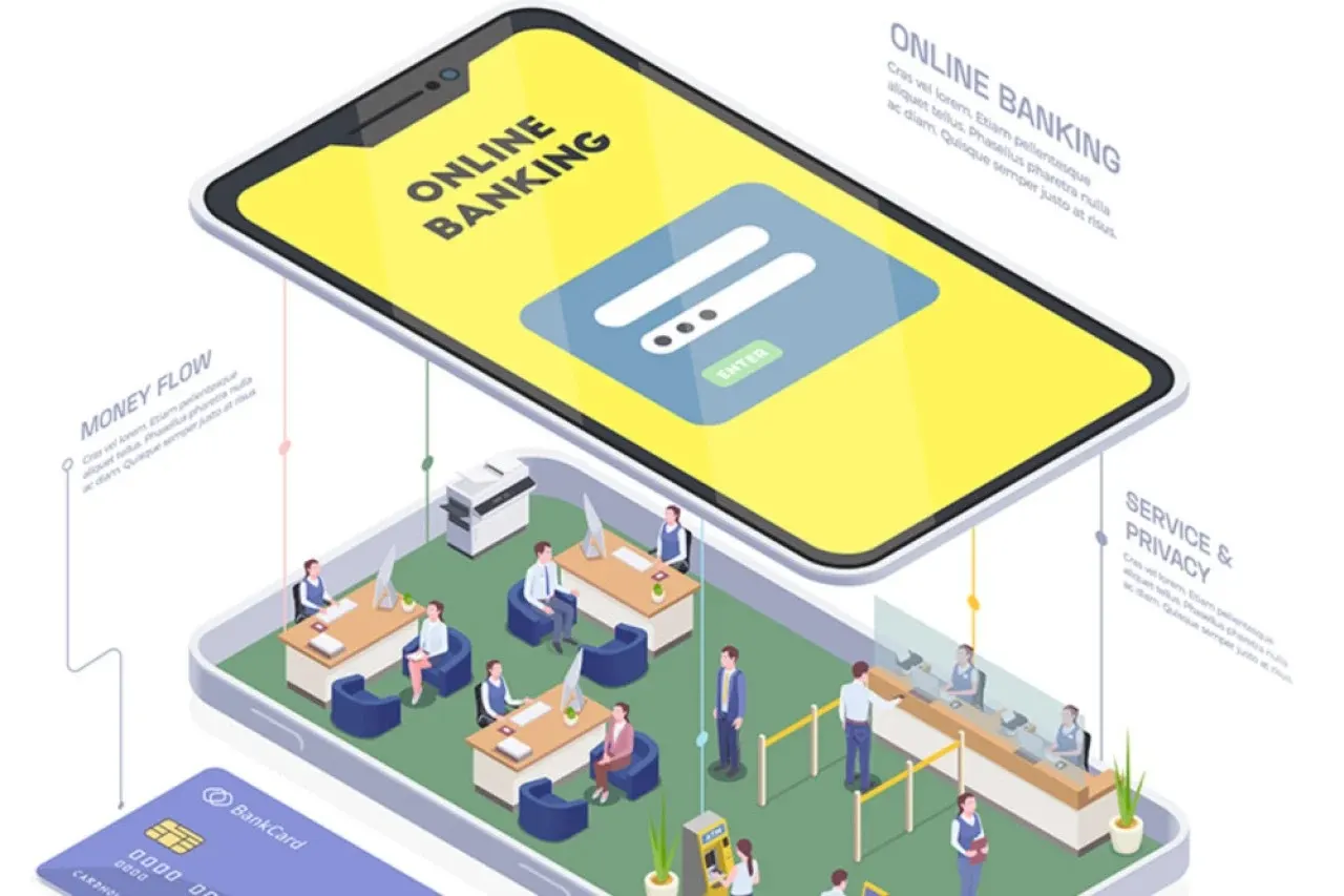 Ilustrasi bank digital