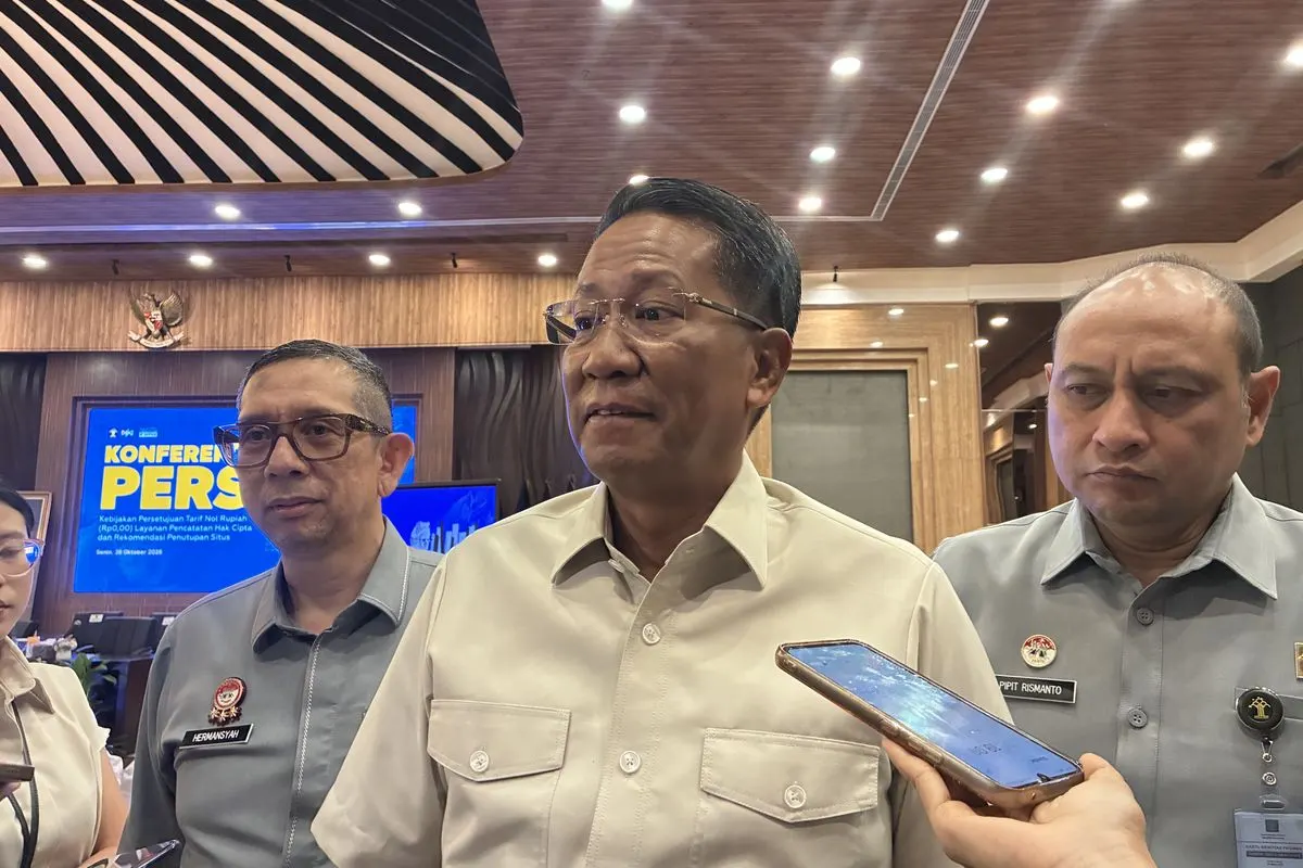 Menteri Hukum Supratman Andi Agtas di Graha Pengayoman, Jakarta, Senin (26/10/2026).